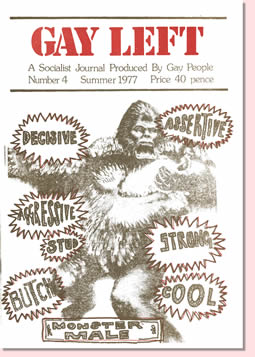 Gay Left Issue 4 cover Gay Left Issue 4 cover