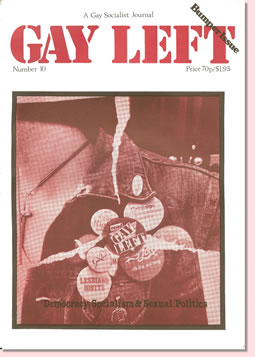 Gay Left Issue 10 cover Gay Left Issue 10 cover